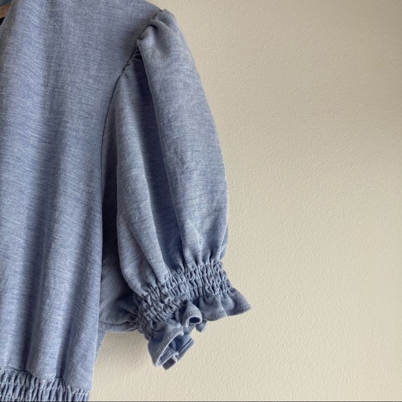 HUTCH Anthropologie Dress Light Blue Pockets Large - Picture 7 of 15